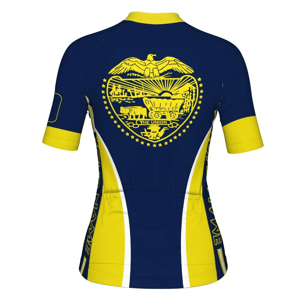 Customize Oregon Women's Cycling Jersey Short Sleeve