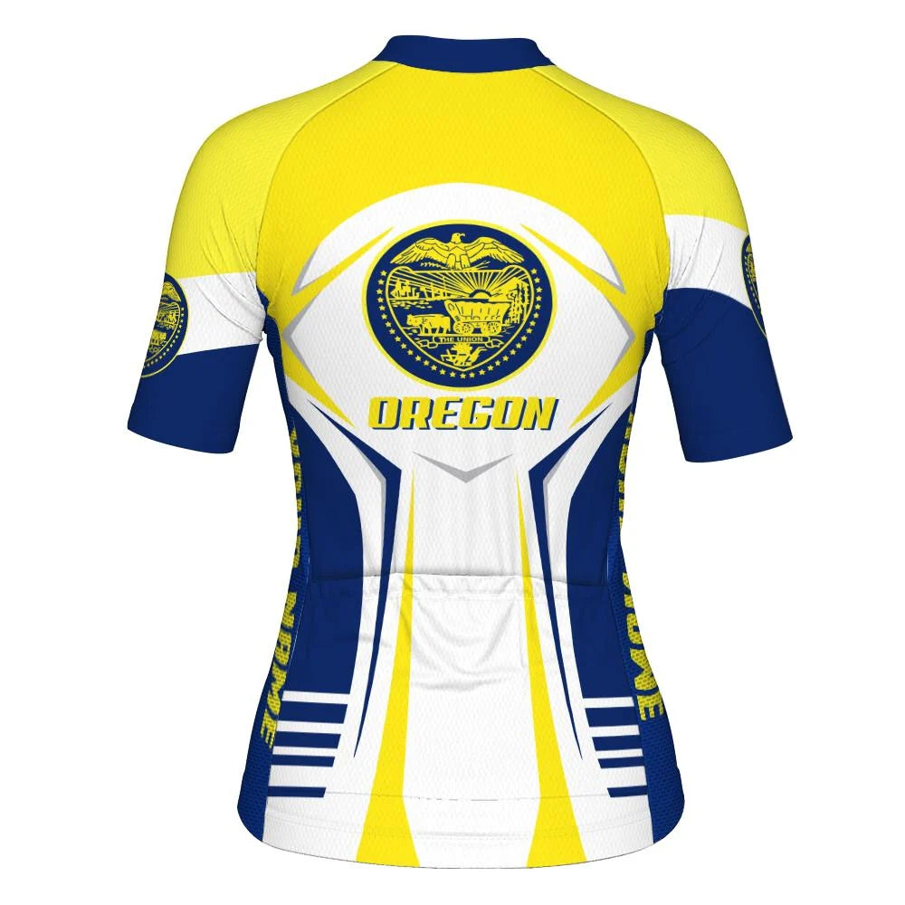 Customize Oregon Women's Cycling Jersey Short Sleeve
