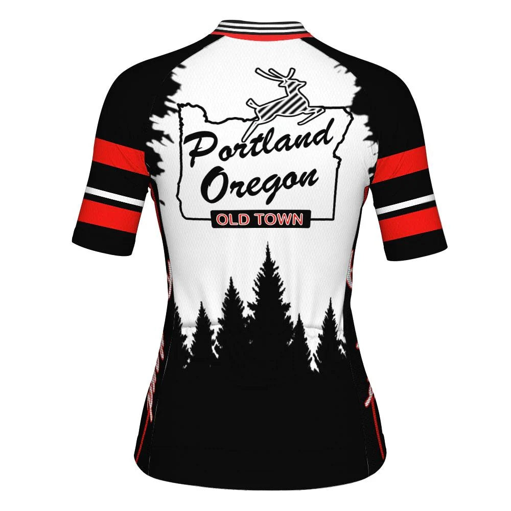 Customize Oregon Women's Cycling Jersey Short Sleeve