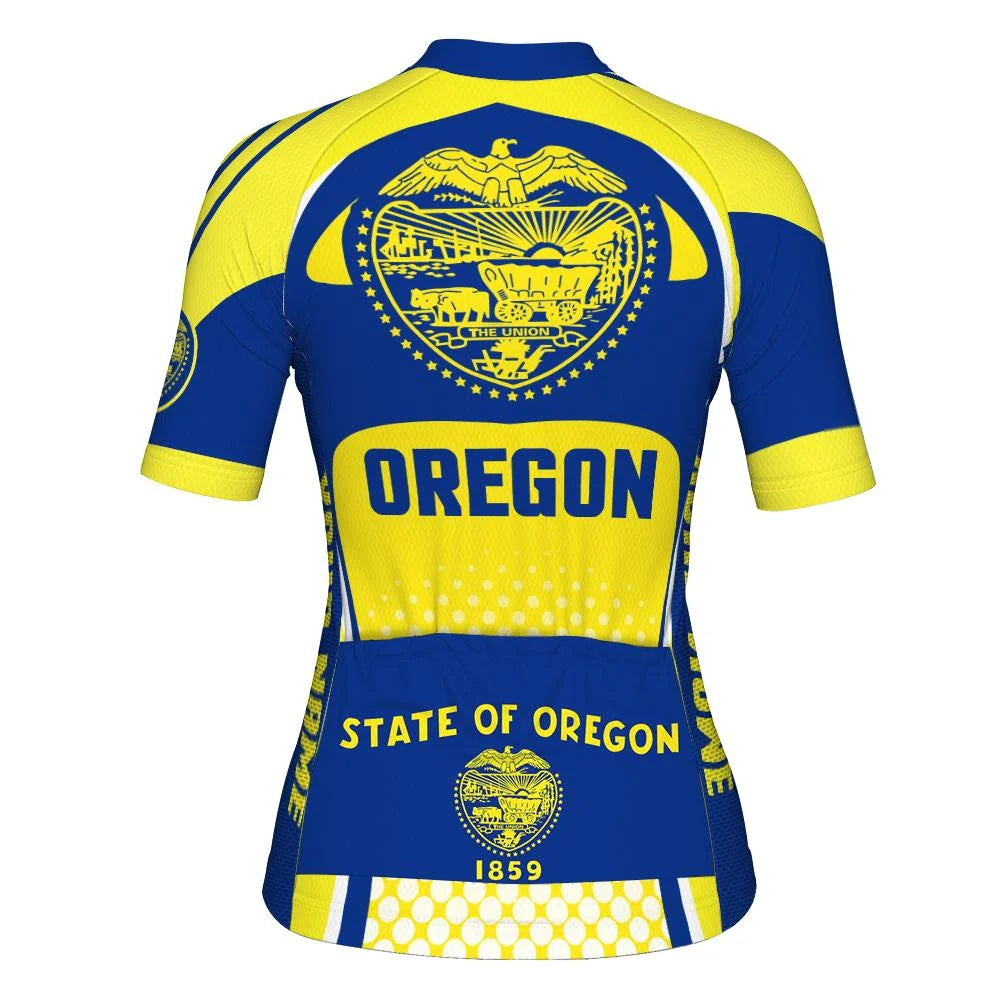 Customize Oregon Women's Cycling Jersey Short Sleeve