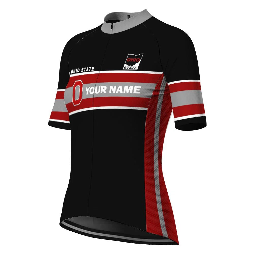 Custom Ohio Women's Cycling Jersey Short Sleeve
