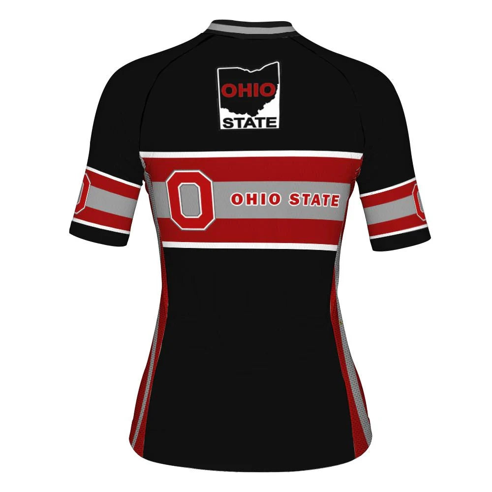 Custom Ohio Women's Cycling Jersey Short Sleeve