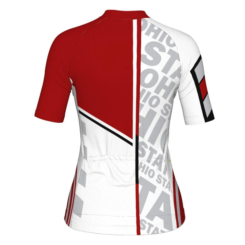Custom Ohio Women's Cycling Jersey Short Sleeve