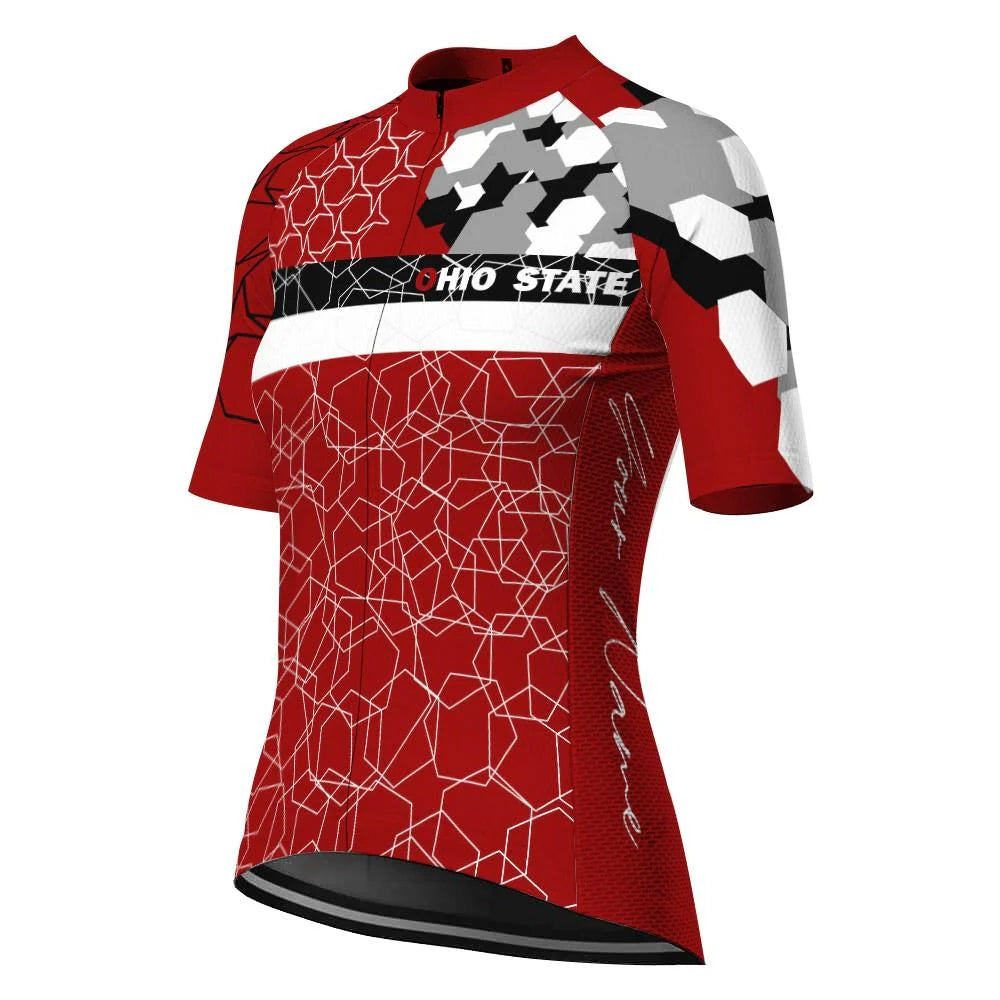 Custom Ohio Women's Cycling Jersey Short Sleeve
