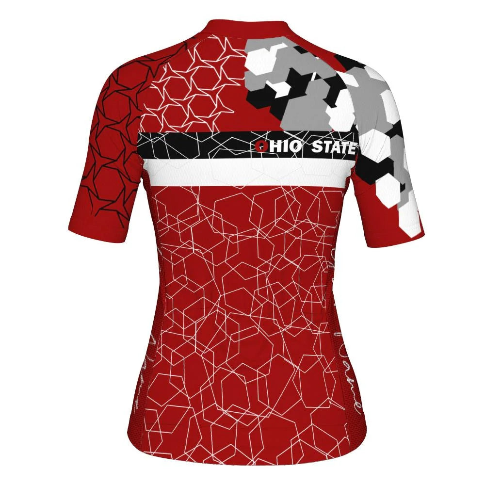 Custom Ohio Women's Cycling Jersey Short Sleeve
