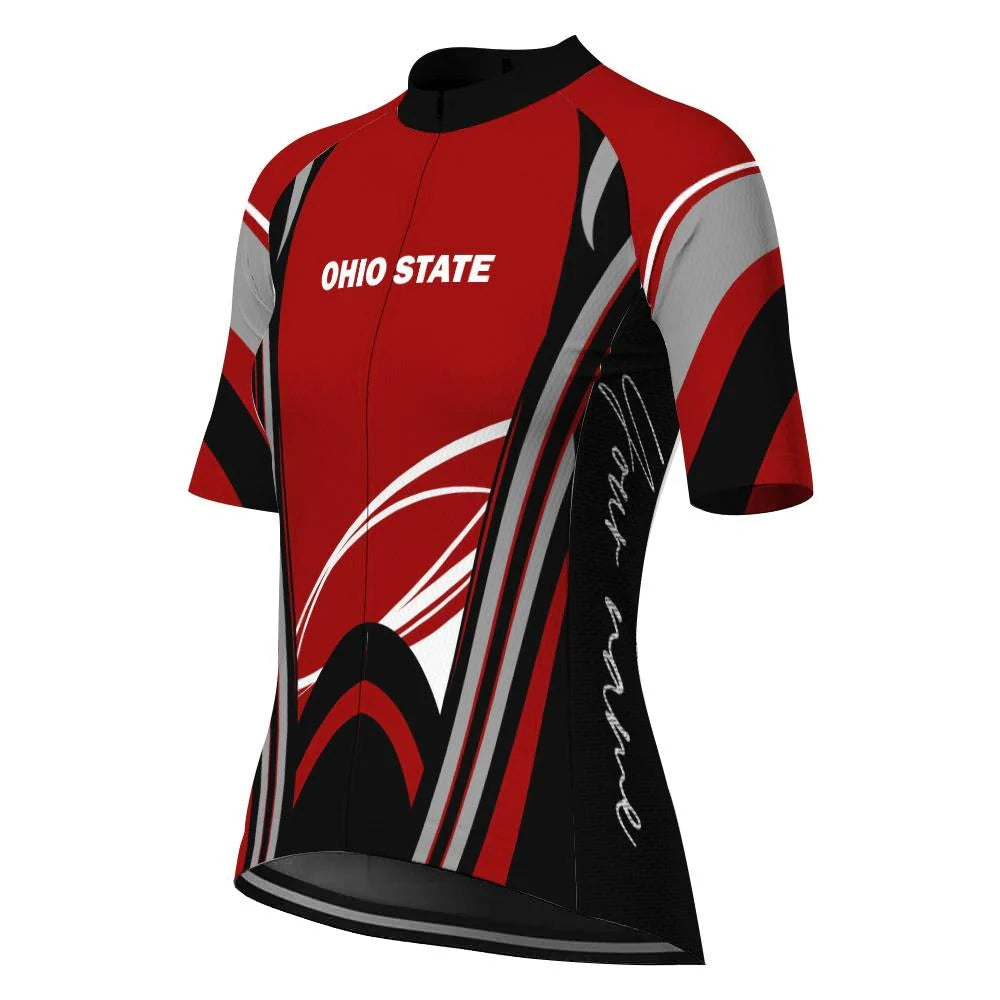 Custom Ohio Women's Cycling Jersey Short Sleeve