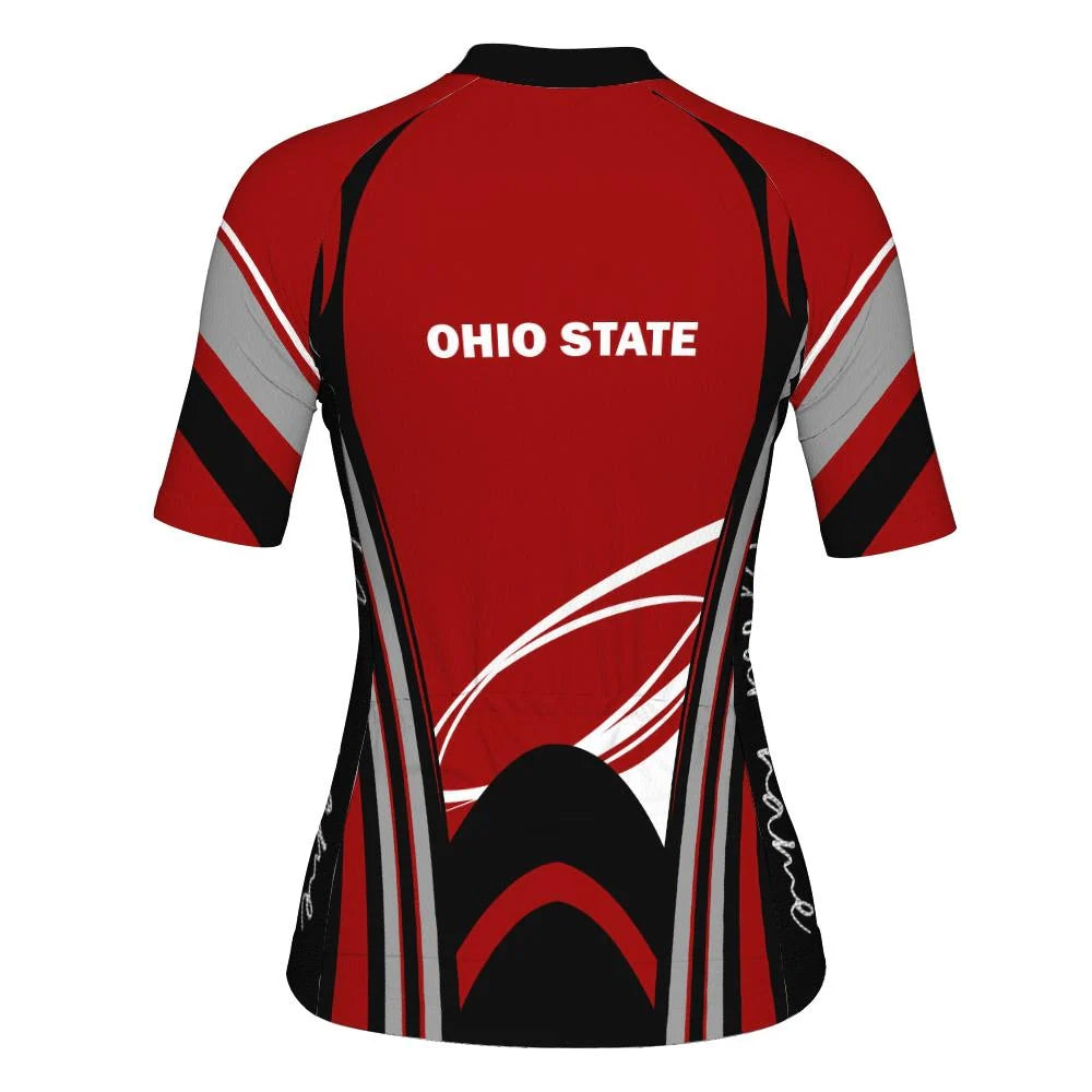 Custom Ohio Women's Cycling Jersey Short Sleeve