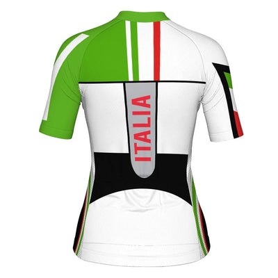 Custom Italia Women's Cycling Jersey Short Sleeve