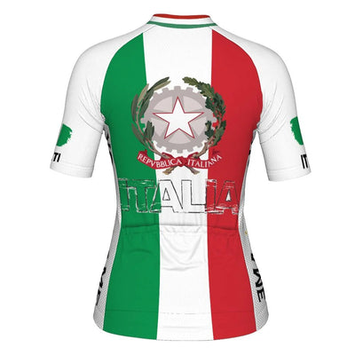 Custom Italia Women's Cycling Jersey Short Sleeve