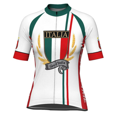 Custom Italia Women's Cycling Jersey Short Sleeve