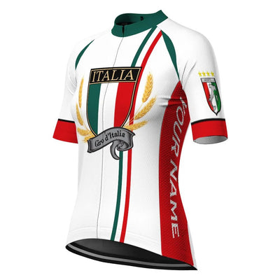 Custom Italia Women's Cycling Jersey Short Sleeve