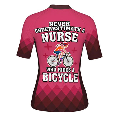 Customized Nurse Women's Cycling Jersey Short Sleeve