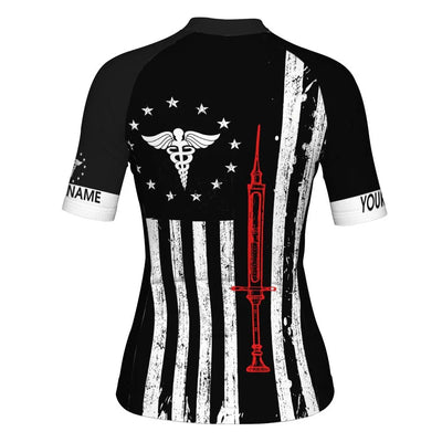 Customized Nurse Women's Cycling Jersey Short Sleeve