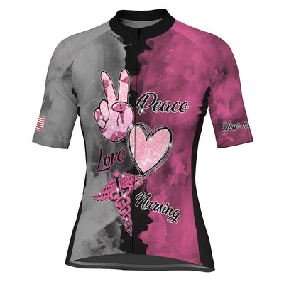 Customized Nurse Women's Cycling Jersey Short Sleeve