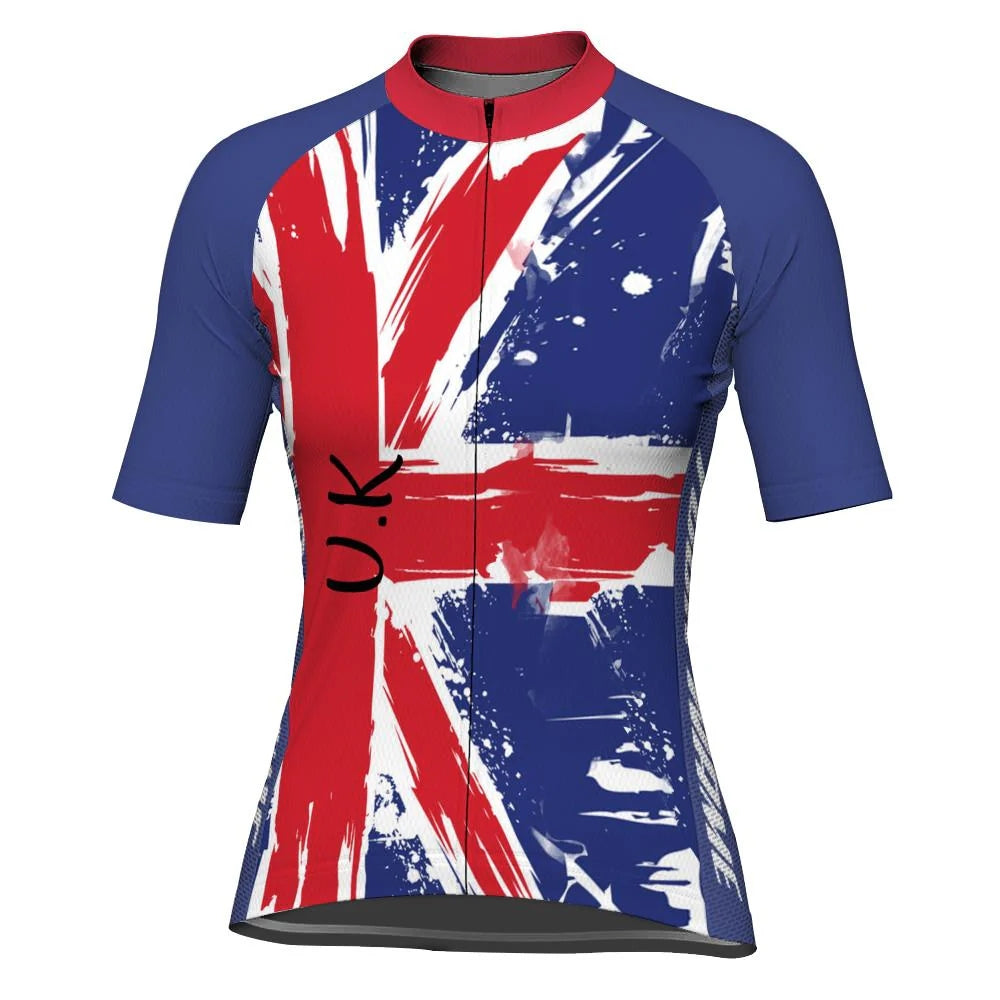 Customized Uk Women's Cycling Jersey Short Sleeve