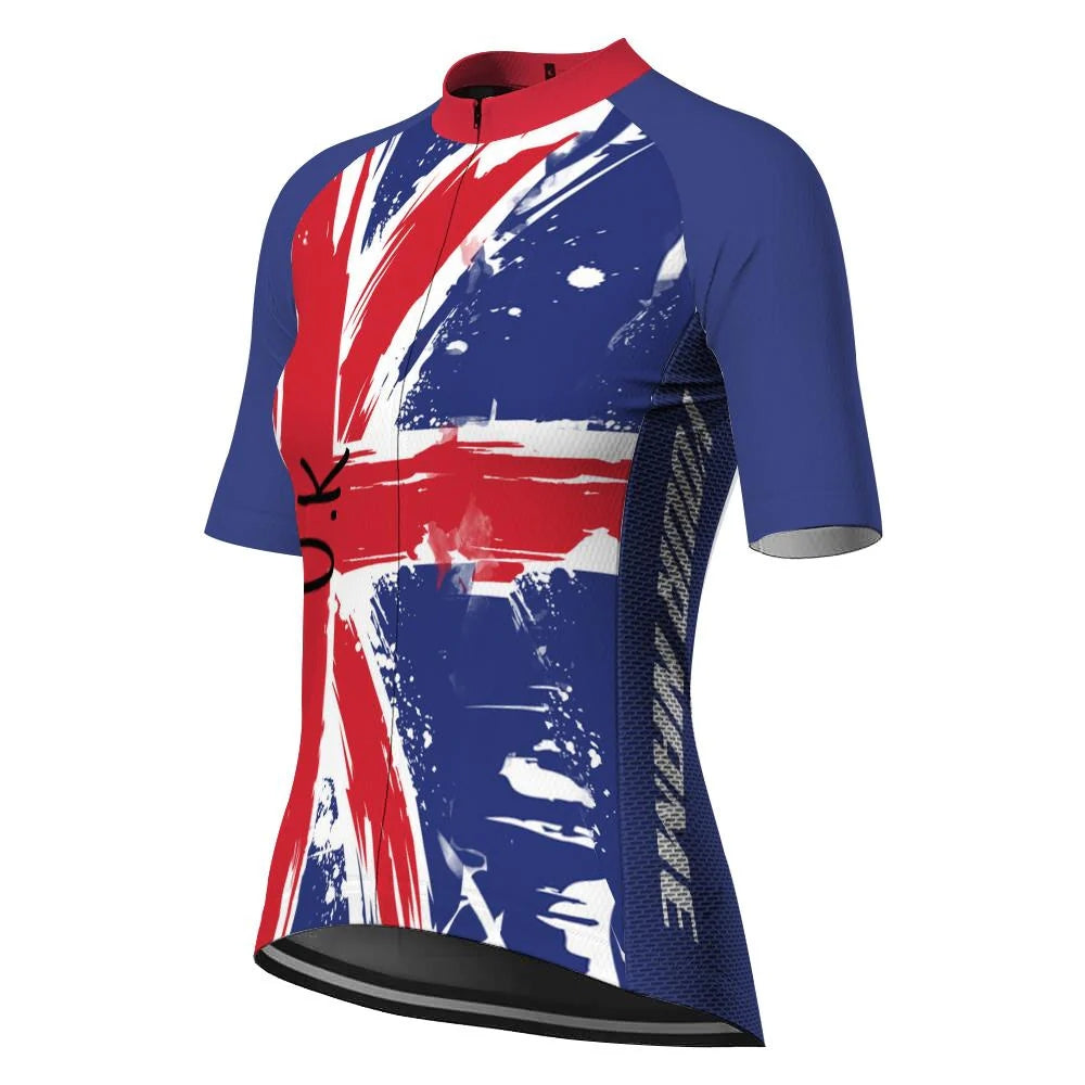 Customized Uk Women's Cycling Jersey Short Sleeve