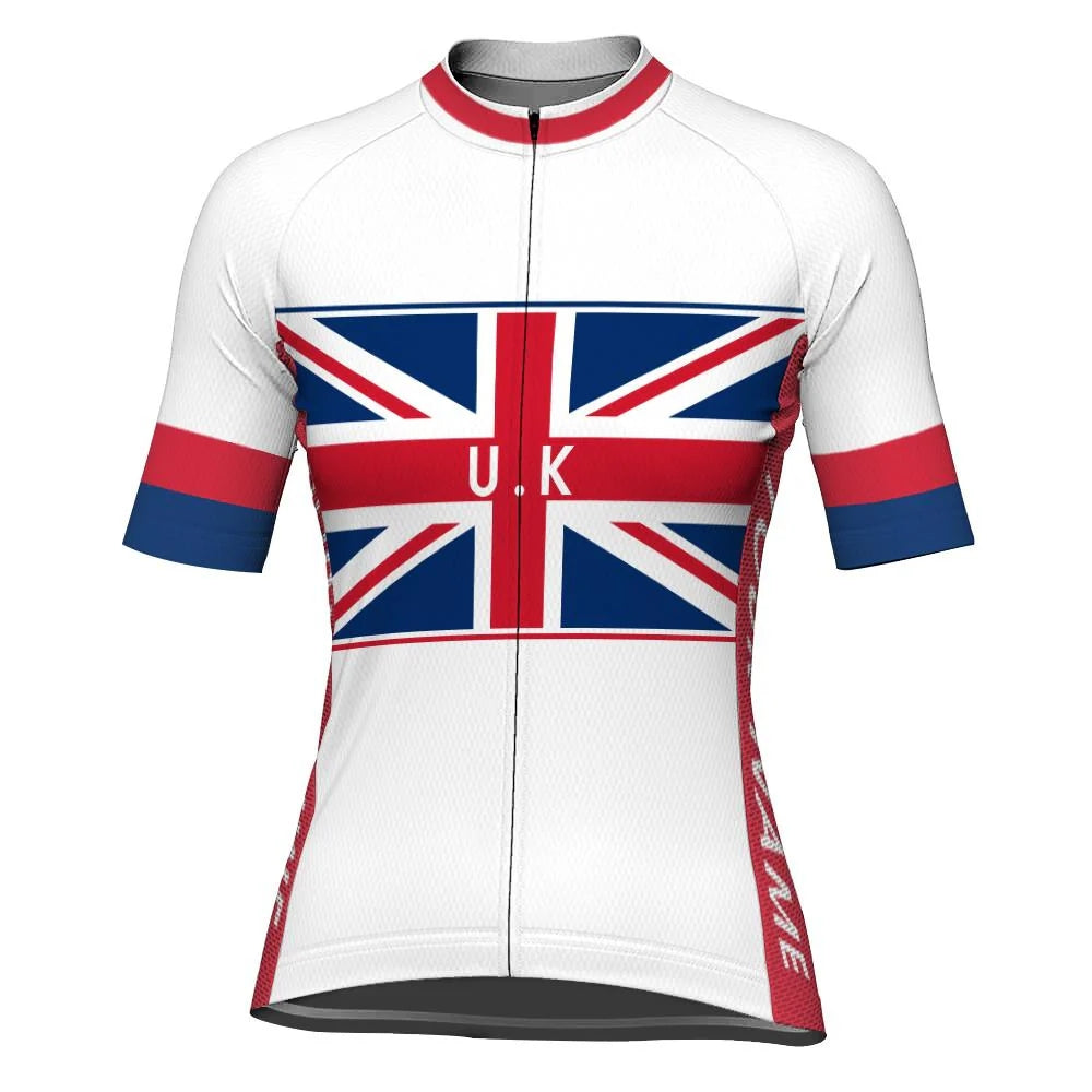 Customized Uk Women's Cycling Jersey Short Sleeve