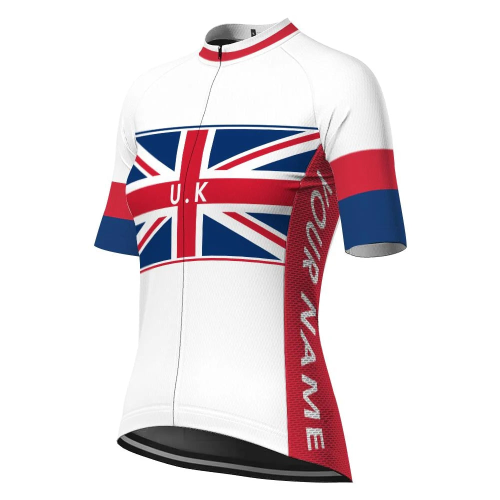 Customized Uk Women's Cycling Jersey Short Sleeve