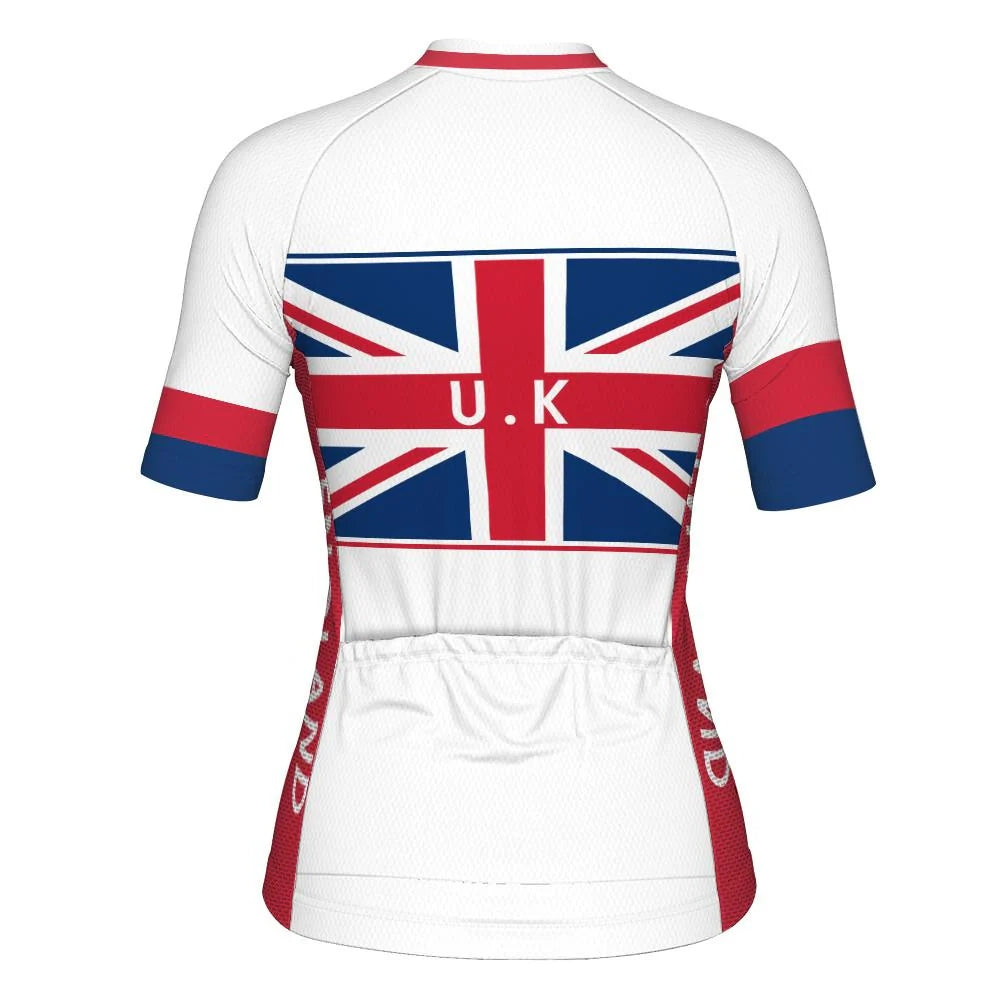 Customized Uk Women's Cycling Jersey Short Sleeve