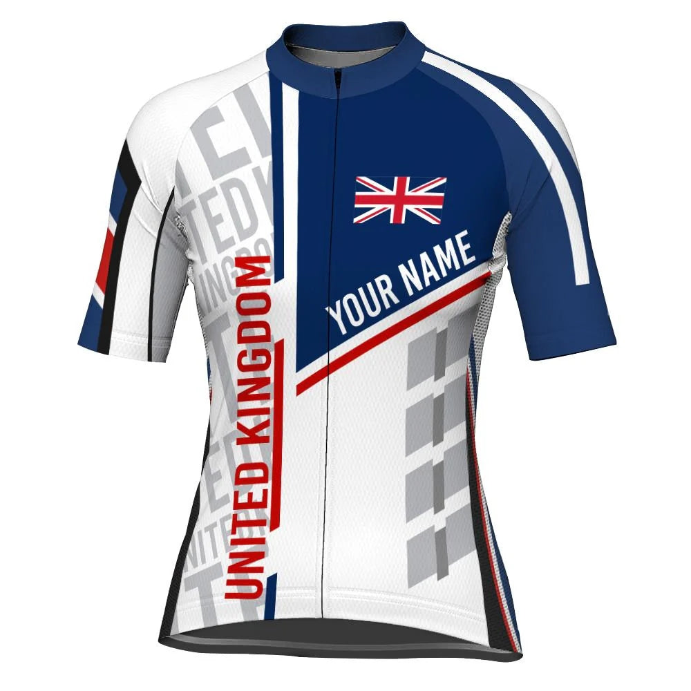 Customized Uk Women's Cycling Jersey Short Sleeve