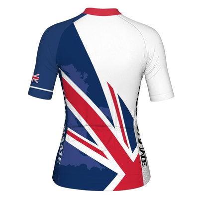 Customized Uk Women's Cycling Jersey Short Sleeve