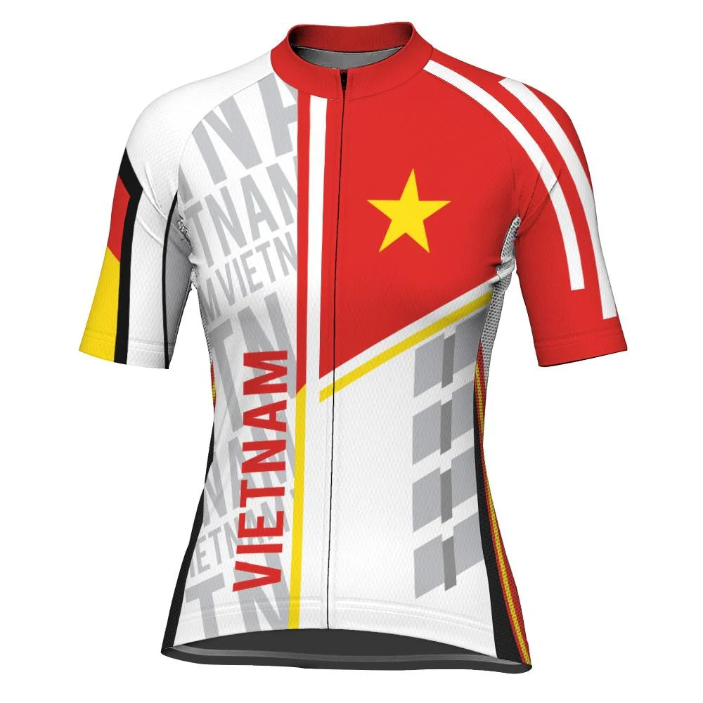 Customized Vietnam Women's Cycling Jersey Short Sleeve