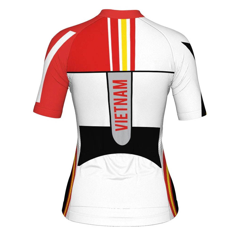 Customized Vietnam Women's Cycling Jersey Short Sleeve