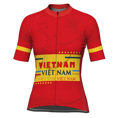 Customized Vietnam Women's Cycling Jersey Short Sleeve