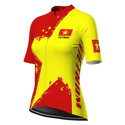 Customized Vietnam Women's Cycling Jersey Short Sleeve