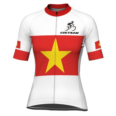 Customized Vietnam Women's Cycling Jersey Short Sleeve