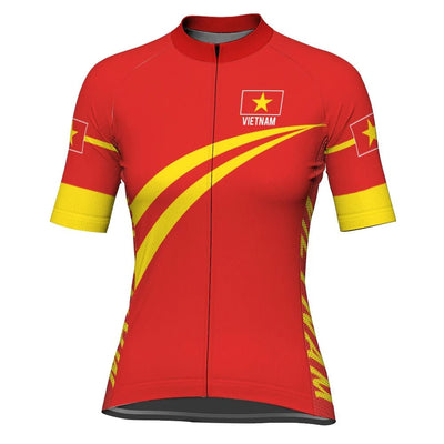 Customized Vietnam Women's Cycling Jersey Short Sleeve