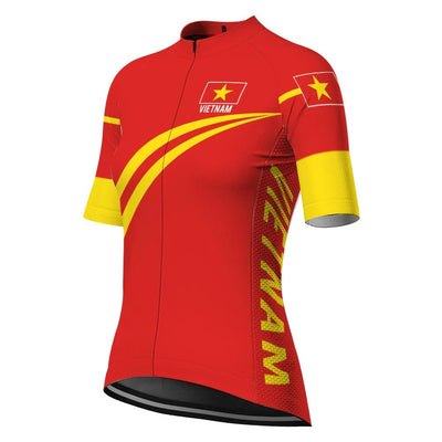 Customized Vietnam Women's Cycling Jersey Short Sleeve