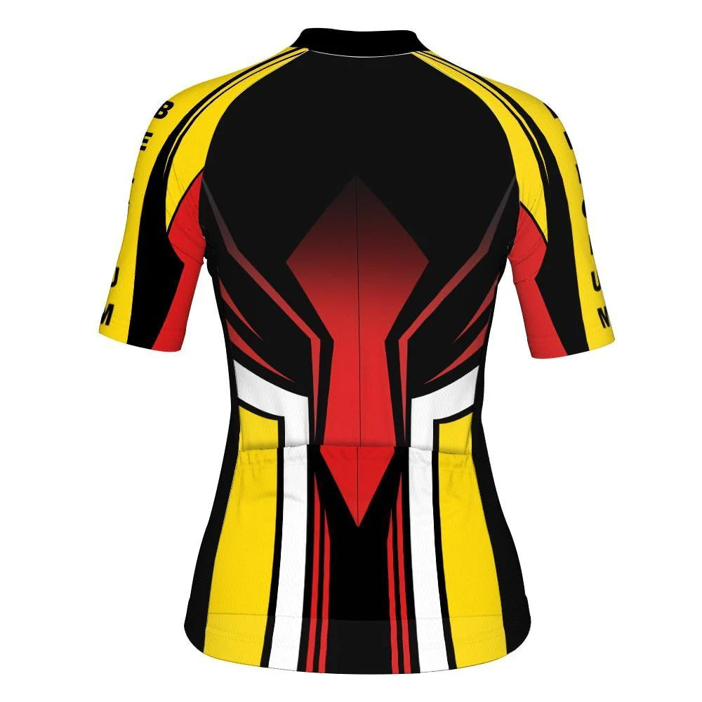 Customized Belgium Women's Cycling Jersey Short Sleeve