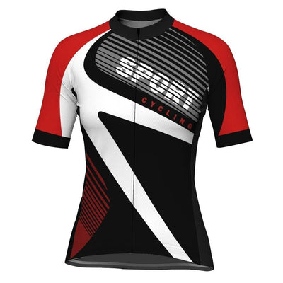 Customized Crazy Women's Cycling Jersey Short Sleeve