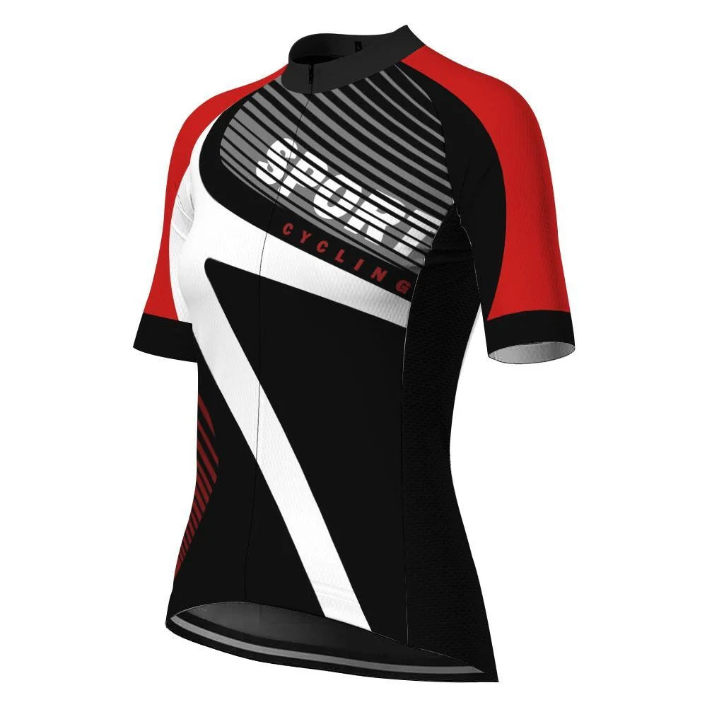 Customized Crazy Women's Cycling Jersey Short Sleeve