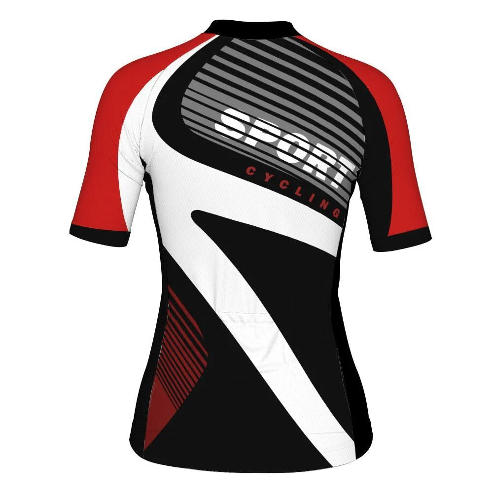 Customized Crazy Women's Cycling Jersey Short Sleeve