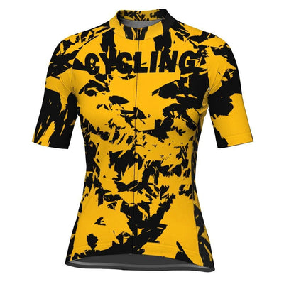 Customized Crazy Women's Cycling Jersey Short Sleeve