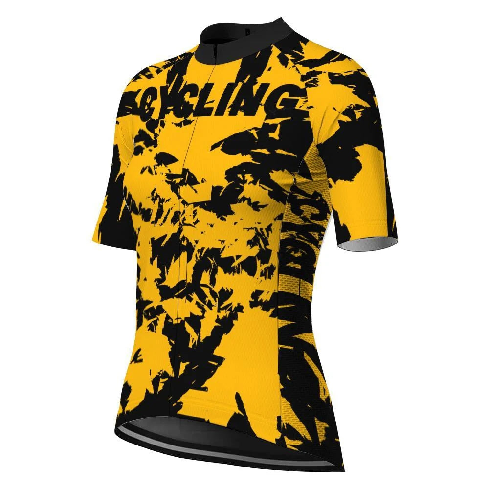 Customized Crazy Women's Cycling Jersey Short Sleeve