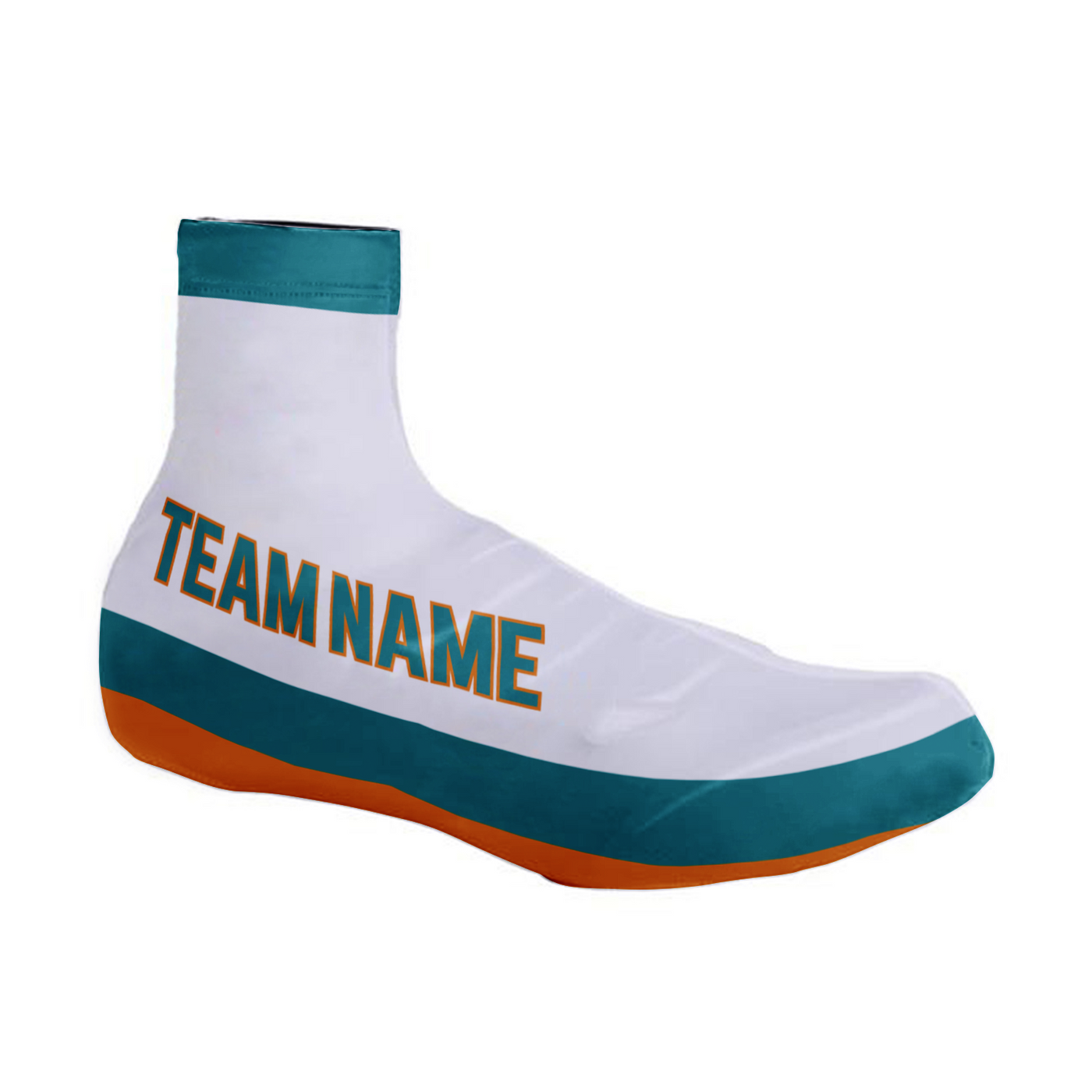 Customized Miami Team Cycling Shoe Covers