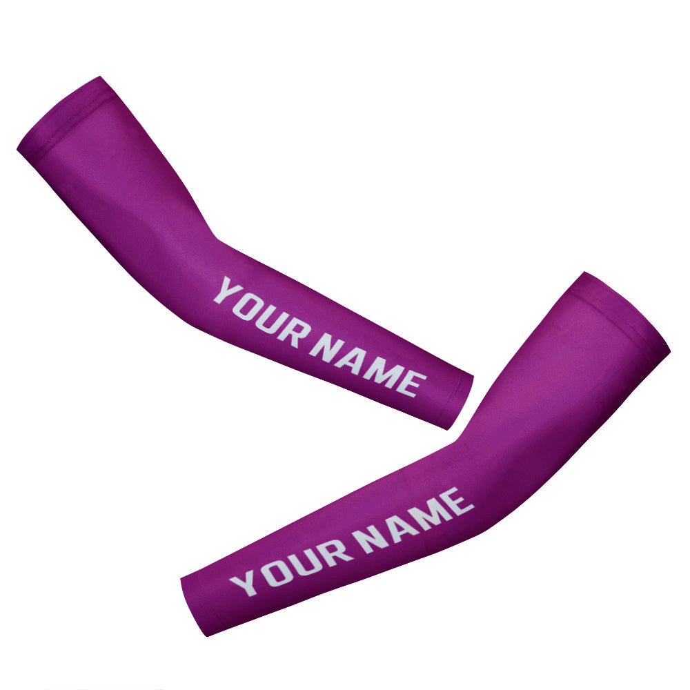 Customized Solid Colors Cycling Arm Warmers Arm Sleeves