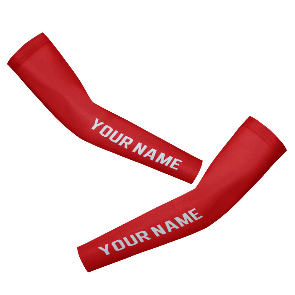 Customized Solid Colors Cycling Arm Warmers Arm Sleeves