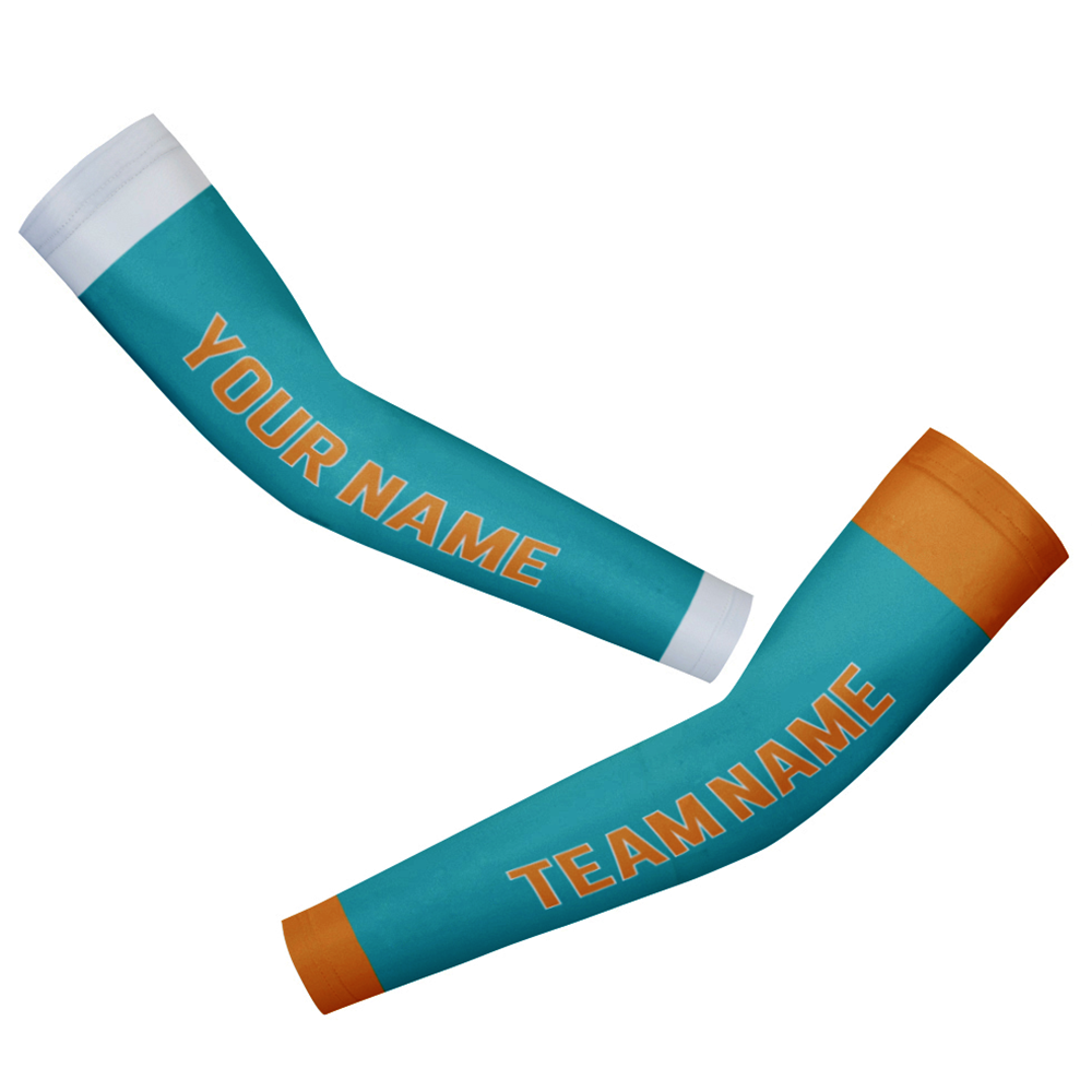 Customized Miami Team Cycling Arm Warmers Arm Sleeves