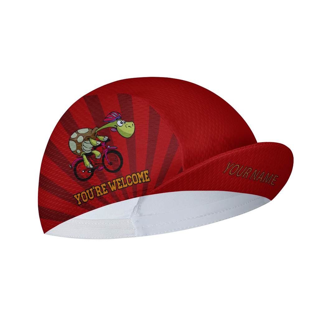 Customized Tortoise Cycling Cap Sports Hats