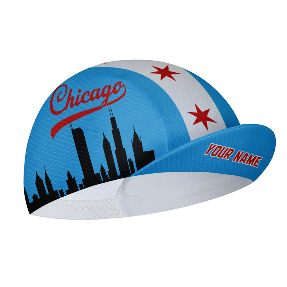 Customized Unisex Chicago Cycling Cap Sports Hats