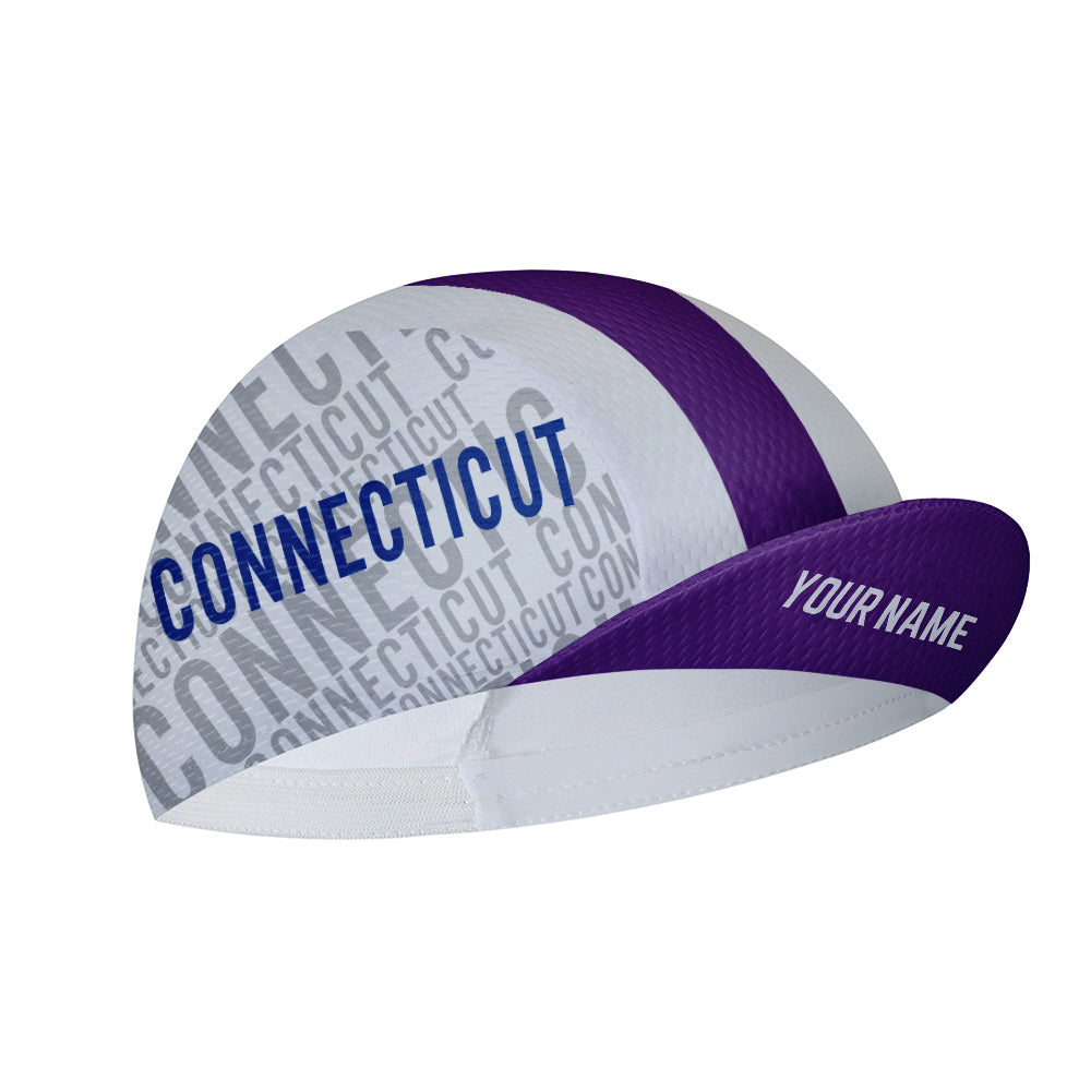 Customized Connecticut Cycling Cap Sports Hats