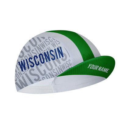 Customized Wisconsin Cycling Cap Sports Hats