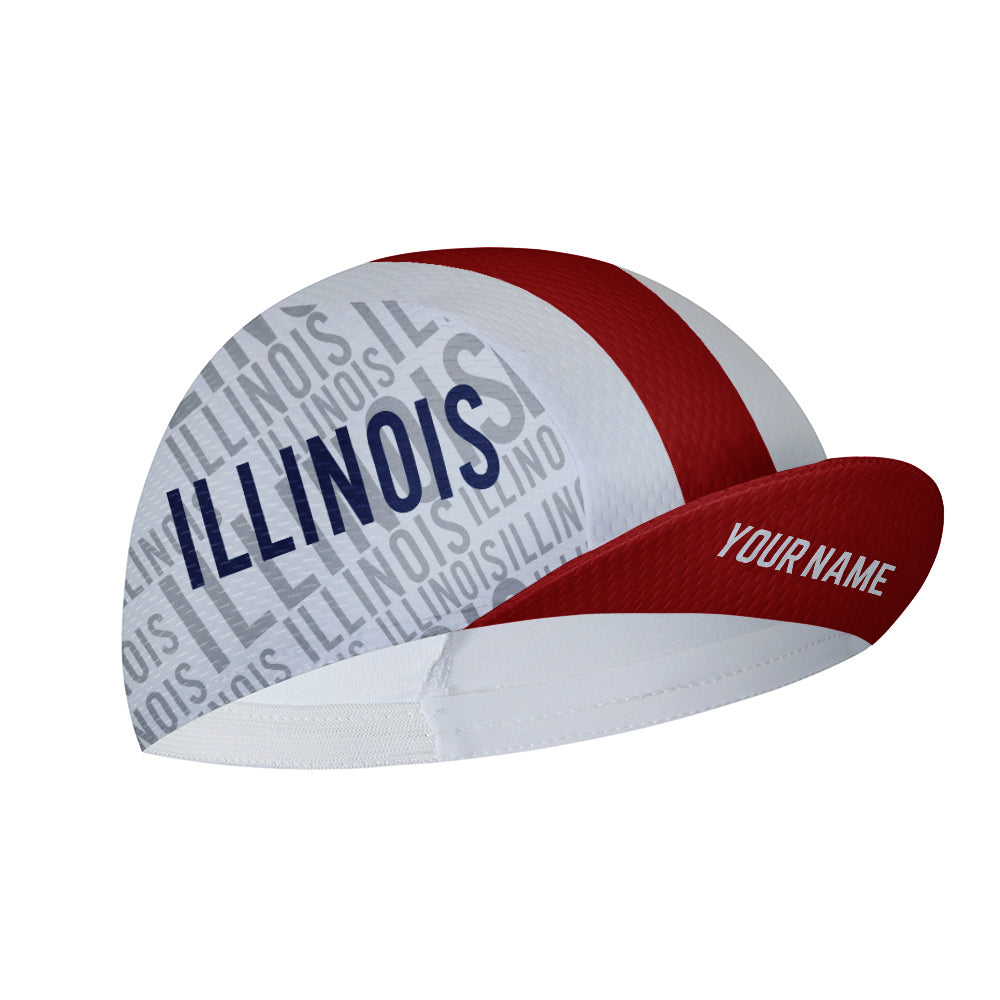 Customized Illinois Cycling Cap Sports Hats