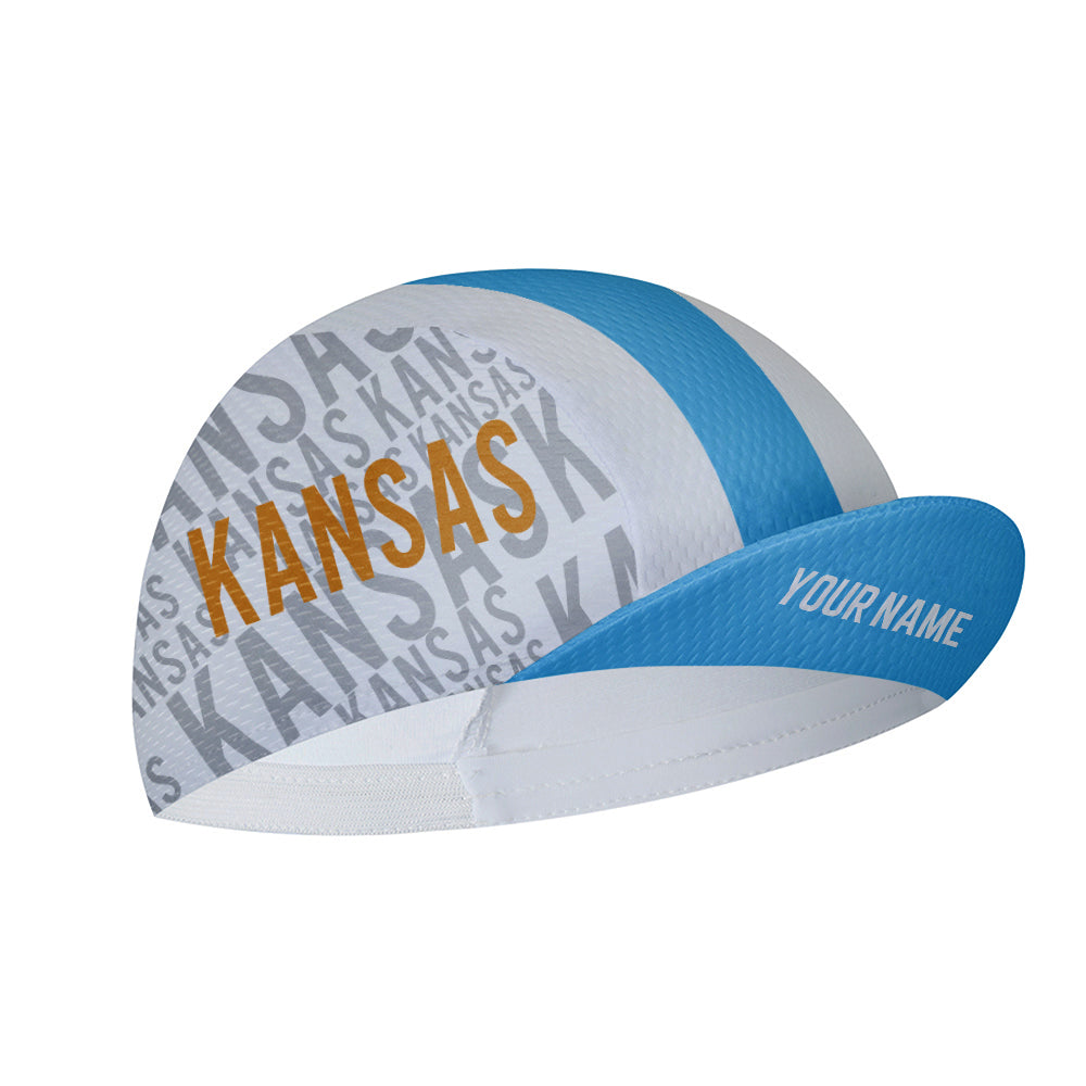 Customized Kansas Cycling Cap Sports Hats
