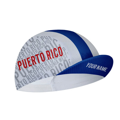 Customized Puerto Rico Cycling Cap Sports Hats