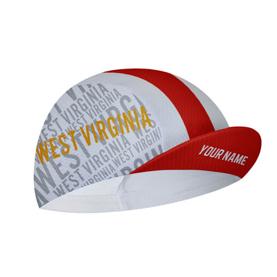 Customized West Virginia Cycling Cap Sports Hats